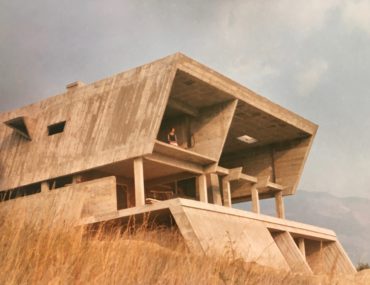 Jean-Louis Chanéac, chantier de la maison Choisy, 1965, Aix-les-Bains, Savoie